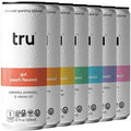 Tru Seltzer Sampler, Variety Pack of Sparkling Water with Real Fruit Juice, Functional Ingredients & Natural Flavors, Gluten Free, Vegan, Low Calorie, Caffeine Free Options, 12 FL OZ Cans, 7 Pack