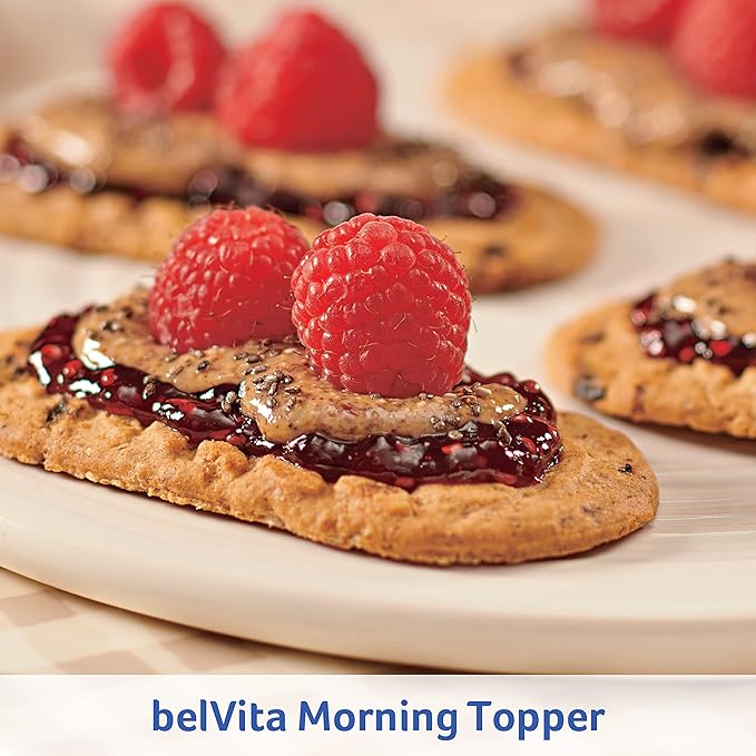belVita Breakfast Bars Biscuits Variety Pack, 4 Flavors, 30 Total Packs, Christmas Stocking Stuffers, 6 Boxes (4 Biscuits Per Pack)