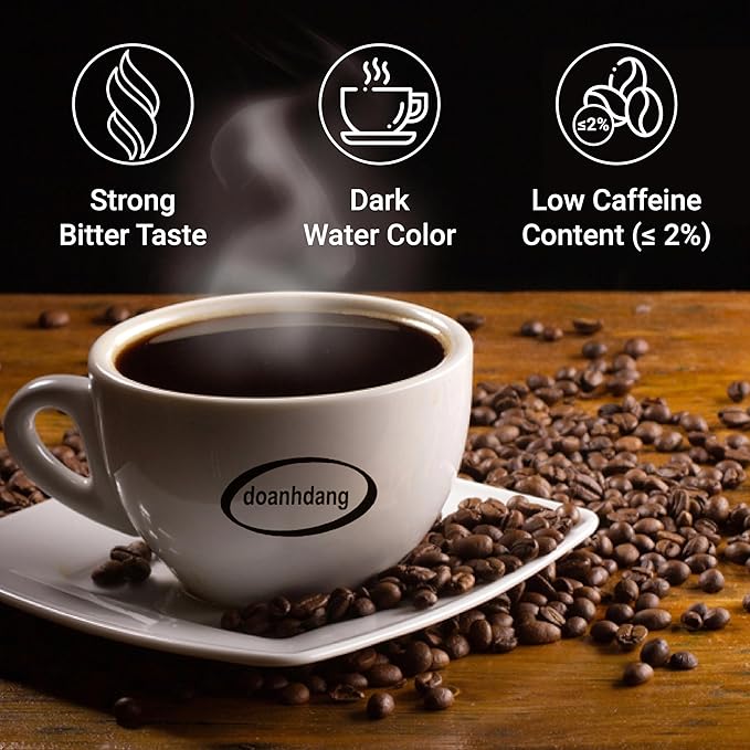 doanhdang - 17.6 Oz Premium Culi Ground Bean Coffee, 100% Culi Peaberry Medium Roast, Rich Flavor for Espresso Shot and Brew, Origin from Vietnam, Ground Med Roast Beans