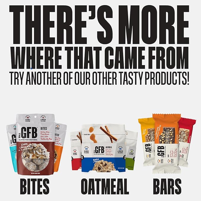 The GFB Gluten Free Protein Cookie Bites Nut Free Variety Pack – Super Tasty Allergen Friendly Fudge Brownie, Cookie Dough & Birthday Cake Vegan Protein Bites, 4 Oz (6 Count)