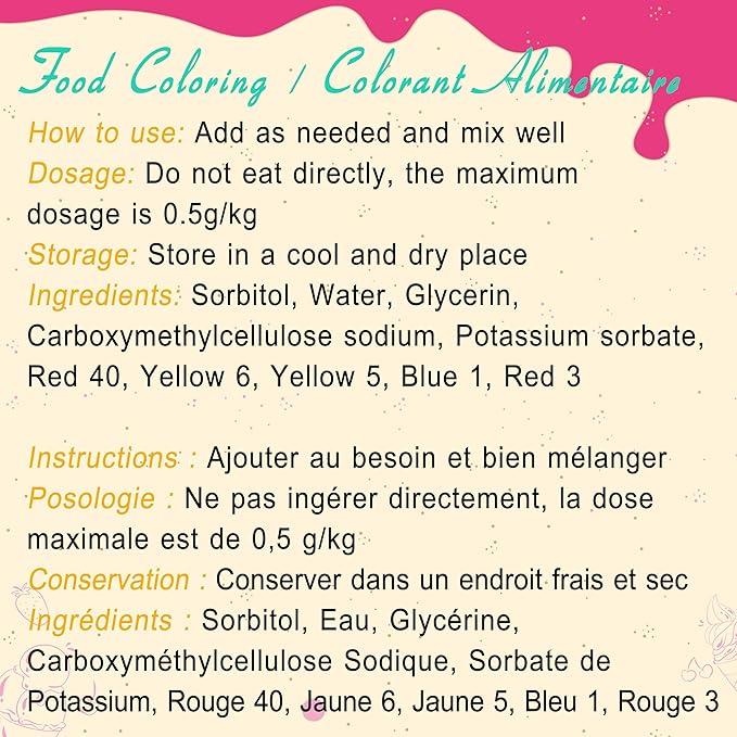 Food Coloring - Vibrant Liquid Icing Food Coloring Set for Baking, Cake Decorating, Easter Egg, Airbrush - Tasteless Food Color Dye for Fondant, Slime, DIY Crafts - 5.5 Fl.oz / 160ml Each (Violet)