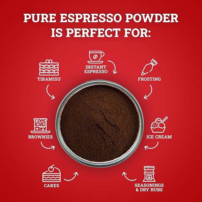 Hoosier Hill Farm Pure Espresso Powder, 25LB BULK (Pack of 1)