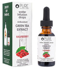 Pure Inventions - Green Tea Raspberry Water Infusion Drops - Antioxidants & Electrolytes - Health & Wellness Drink - Immunity Support - Sugar Free, Zero Calorie, No Artificial Sweeteners - 30 Servings