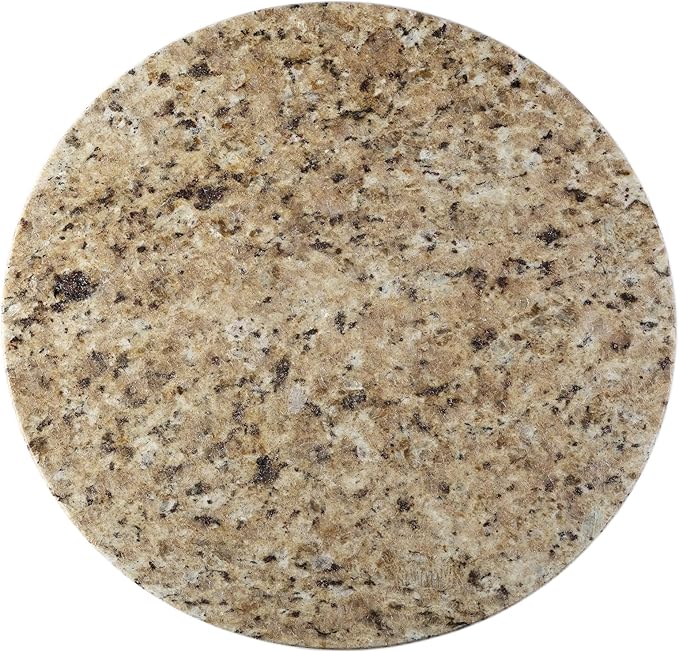 Koville Golden Brown Marble Cutting Board for Kitchen Countertop, 16" Large Marble Serving Tray for Baking, Charcuterie, Pastry, Trivet, Stone Cutting Boards Granite Cheese Board for Kitchen