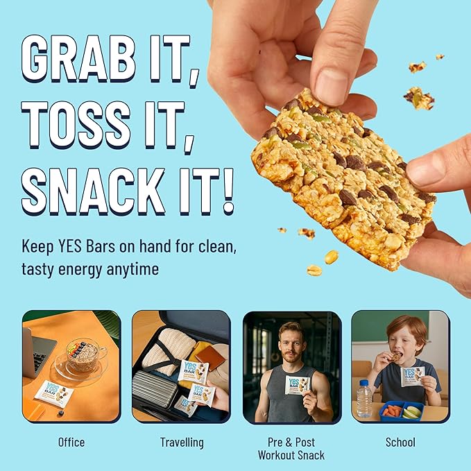 The YES Bar Peanut Butter Dark Chocolate – Plant Based Protein, Decadent Snack Bar – Vegan, Gluten Free, Dairy Free, Low Sugar, Healthy Snack, Breakfast, Low Carb, Keto Friendly (Pack of 6)