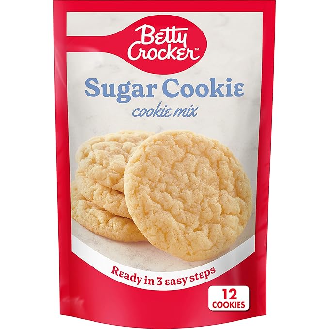 Betty Crocker Sugar Cookie Mix, Makes twelve (12) 2-inch Cookies, 6.25 oz.