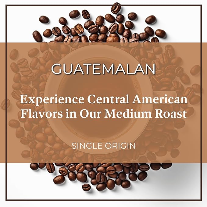 San Diego Coffee Guatemalan, Medium Roast, Whole Bean Coffee, 16-Ounce Bags (Pack of 2) Café en grano tostado