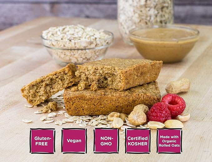 Bobo's Oat Bars, Peanut Butter and Jelly, 3 oz Bar (12 Pack), Gluten Free Whole Grain Snack and Breakfast Bar