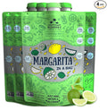 Lt. Blender's Margarita in a Bag - Margarita Mix - Each Bag Makes 1/2 Gallon of Frozen Margaritas – Non-GMO Cocktail Mix - No Blender Needed – Add Liquor, Wine or as a Mocktail (Pack of 4)