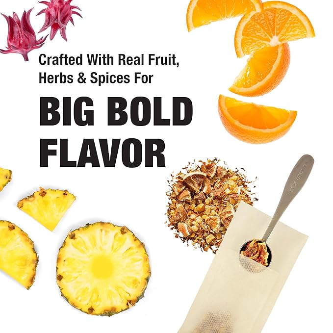 Tiesta Tea - Favorites Starter Sampler Dry Flight Set, Loose Leaf, High to No Caffeine, Makes Hot & Iced, Assorted Tea Sets with Herbal, Black, Fruit Blends & More, 8 Resealable Sample Pouches