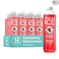 Sparkling Ice, Strawberry Watermelon Sparkling Water, Zero Sugar Flavored Water, with Vitamins and Antioxidants, Low Calorie Beverage, 17 fl oz Bottles (Pack of 12)