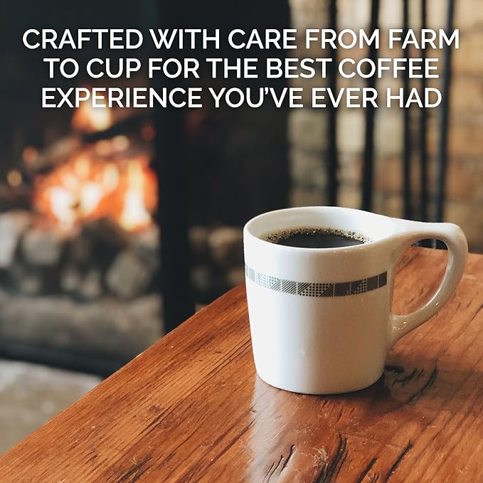 Stone Creek Coffee Dark Roast Ground Coffee – 2 LB (Pack of 1) – Smooth and Chocolatey Fresh Roasted Coffee Beans with Rich and Fruity Tasting Notes, 3 Volcanoes Dark Guatemala