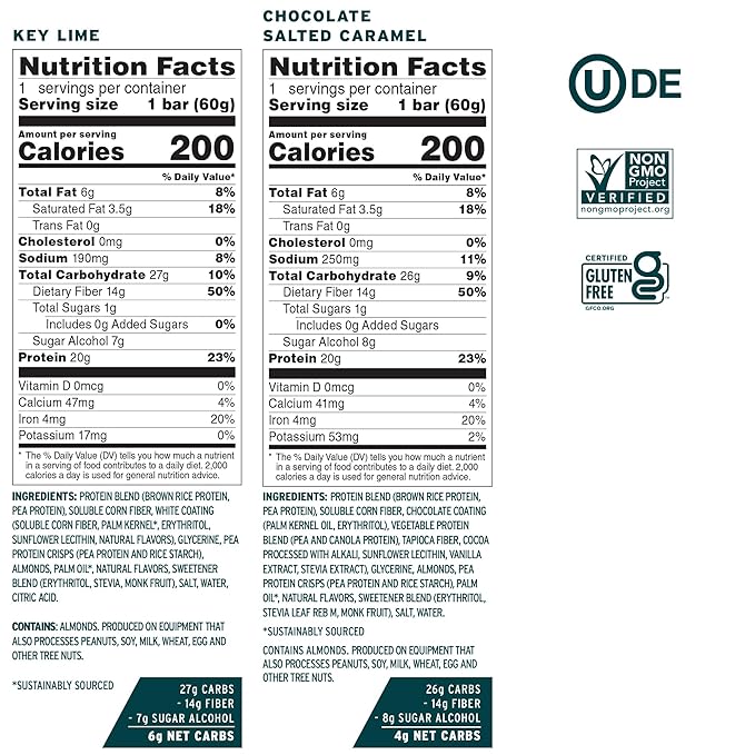 No Cow High Protein Bars, Dipped Variety Pack - Healthy Snack, 20g Vegan Protein, High Fiber, Low Sugar, Keto Friendly, Dairy & Gluten Free (12 Count)