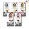 Milkboy Swiss Chocolates Gourmet Milk Chocolate Bars - Dark Chocolates - White Chocolate Bar - Premium Handmade Chocolate Variety - Kosher - GMO Free - Chocolates Candy - (Pack of 5)