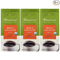 Teeccino Maca Chocolaté Chicory Coffee Alternative - Ground Herbal Coffee That’s Prebiotic, Caffeine Free & Acid Free, Dark Roast, 11 Ounce (Pack of 3)