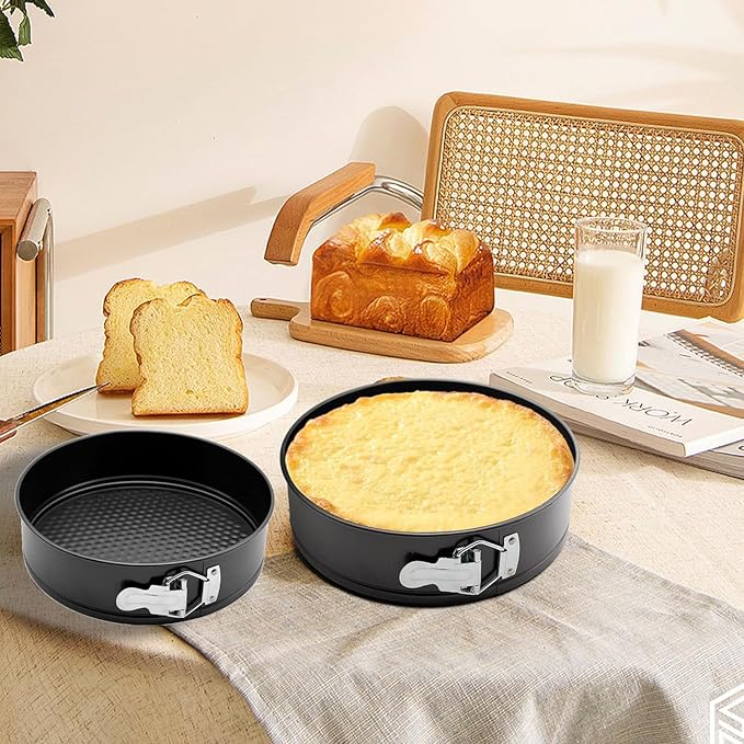 7 Inch Springform Pan Round Non Stick Cheesecake Pan Durable Baking Cake Pans with Removable Bottom Cake Molds for Baking