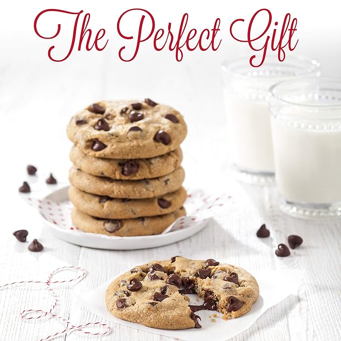 Mrs. Fields 48 Nibblers Bite-Sized Cookies Signature Heart Tin - Assorted with 48 Nibblers Cookies in our 5 Classic Cookie Flavors