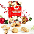 David's Cookies Mini Shortbread Chocolate Chunk Cookies 1 Pack - Traditional Scottish Style Butter Cookies, OU Kosher Certified, Decadent Gourmet Shortbread Cookie Snack Box for Tea, Coffee, & Gifting