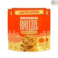 Brownie Brittle – Pumpkin Spice Blondie Thin and Crispy Sweet Snacks (Pack of 3, 5 oz), Rich Gourmet Brownie Bites Dessert