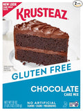 Krusteaz Gluten Free Chocolate Cake Mix, No Artificial Flavors, Colors, or Preservatives, 18 Ounce(Pack of 2)