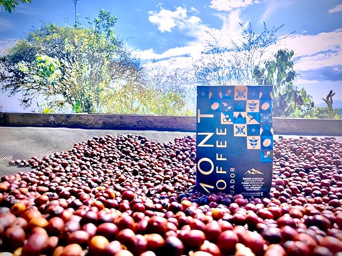 Mont Coffee Ecuador | Pichincha Region | 100% Arabica | Limited Deluxe Coffee | Medium Roast | Premium | Fresh Roast | Sourced Directly from Our Farms | Latitude 0.0'00"