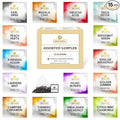 BREWIX Premium Assorted Tea Sampler Gift Box (15 Pyramid Individually Wrapped Tea Bags) | Herbal Tea, Black Tea, Green Tea | Tea Gift Set & Variety Pack | Gifts for Women & Men, Tea Set