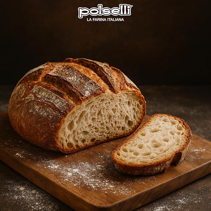 Polselli 100% Stone Ground Spelt (Farro) Flour – 5kg / 11 lb – Ancient Whole Grain, High Protein, All-Purpose for Bread, Pizza, Pasta & Pastries – Imported from Italy