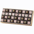 The Swiss Colony Celebrate Petits Fours Cake Assortment – 36 Hand-Decorated Mini Layer Cakes in Vanilla, Chocolate, and Strawberry – Gourmet Dessert Gift Box