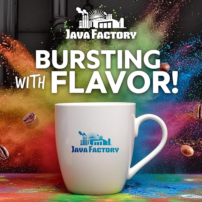 Java Factory Flavored Coffee Pods, Pistachy OHHH, Compatible with K Cup Brewers, 40 Count