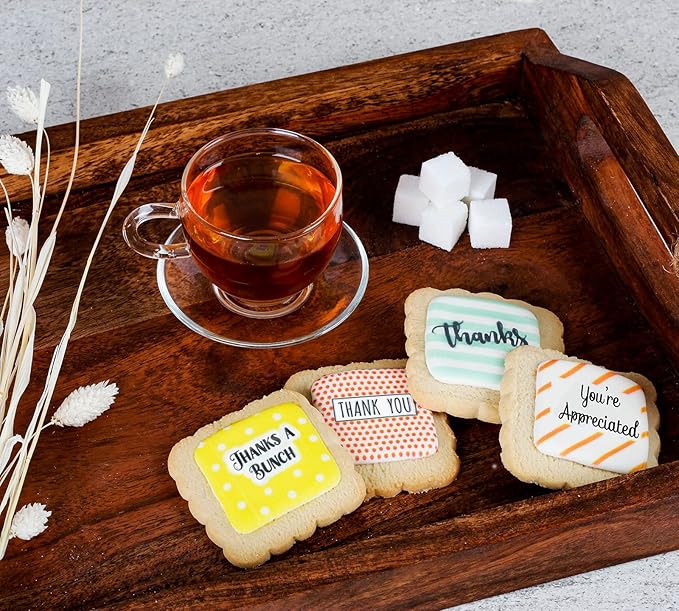 Thank You Gift Basket Decorated Cookies Employee appreciation for Men Women Nurses Employees Teacher Corporate Gifts | Individually Wrapped | 12 Pack | Appreciation Box