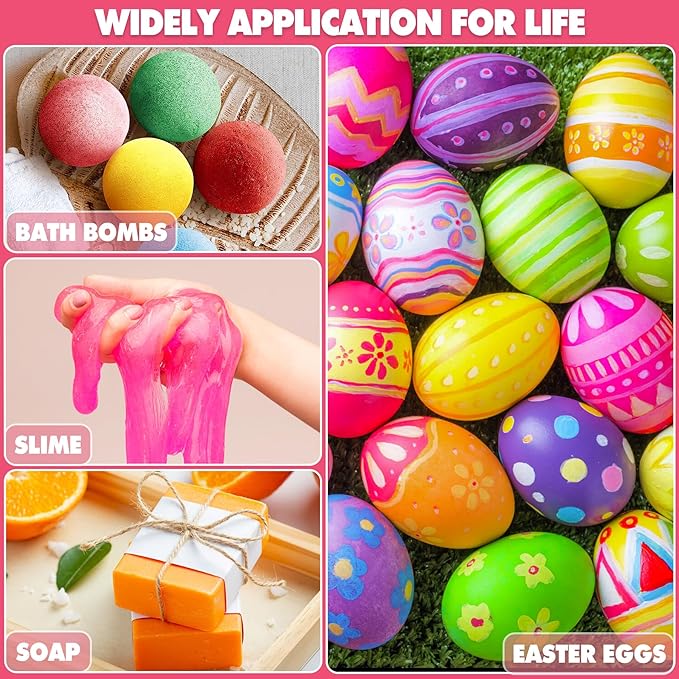Food Coloring - Vibrant Liquid Icing Food Coloring Set for Baking, Cake Decorating, Easter Egg, Airbrush - Tasteless Food Color Dye for Fondant, Slime, DIY Crafts - 5.5 Fl.oz / 160ml Each (Lemon)