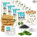 The YES Bar – Black Sesame Sea Salt – Plant Based Protein, Decadent Snack Bar – Vegan, Paleo, Gluten Free, Dairy Free, Low Sugar, Healthy Snack, Breakfast, Low Carb, Keto Friendly (24 Count)