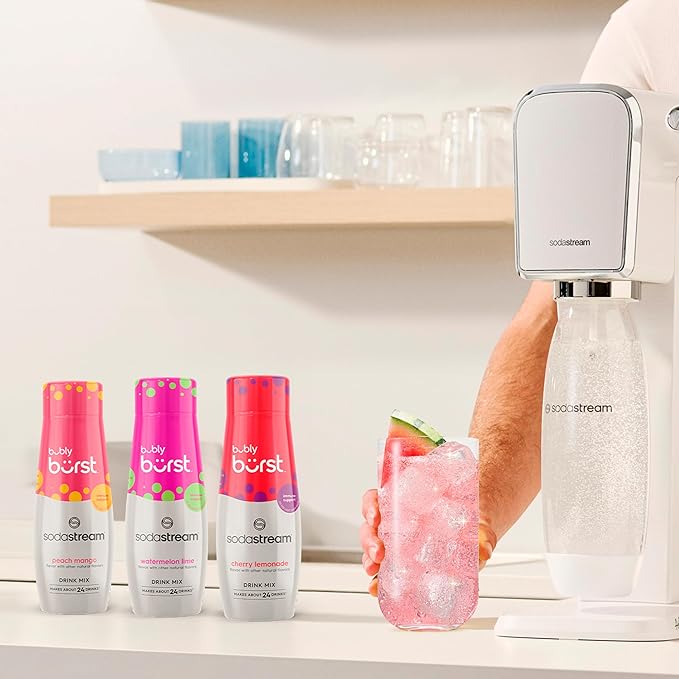 SodaStream Bubly Burst Watermelon Lime Drink Mix (440ml, Pack of 4)