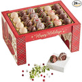 Harry & David Limited Edition Holiday Truffles, Dark Chocolate, Milk Chocolate, Gift Box, Holiday Treats