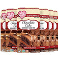 XO Baking Co. Gluten Free Chocolate Cake Gourmet Cake Mix; Non-GMO; Kosher; Rice Free; Soy Free; Dairy Free; Peanut Free; No Preservatives; No Artificial Flavors or Colors, 19.5oz (Pack of 6)