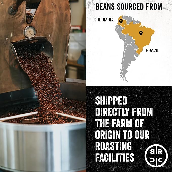 Black Rifle Coffee Company Ground Medium Roast - Roasted Blend Made from Pure Arabica Beans - Colombian & Brazilian Beans - Veteran Founded & American Made (Coffee or Die, 12oz Bag)
