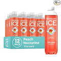 Sparkling Ice, Peach Nectarine Sparkling Water, Zero Sugar Flavored Water, with Vitamins and Antioxidants, Low Calorie Beverage, 17 fl oz Bottles (Pack of 12)