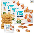The YES Bar – Salted Maple Pecan – Plant Based Protein, Decadent Snack Bar – Vegan, Paleo, Gluten Free, Dairy Free, Low Sugar, Healthy Snack, Breakfast, Low Carb, Keto Friendly (24 Count)