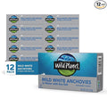 Wild Planet Wild Anchovies in Water with Sea Salt, 3rd Party Mercury Tested, 4.4 Ounce (Pack of 12)