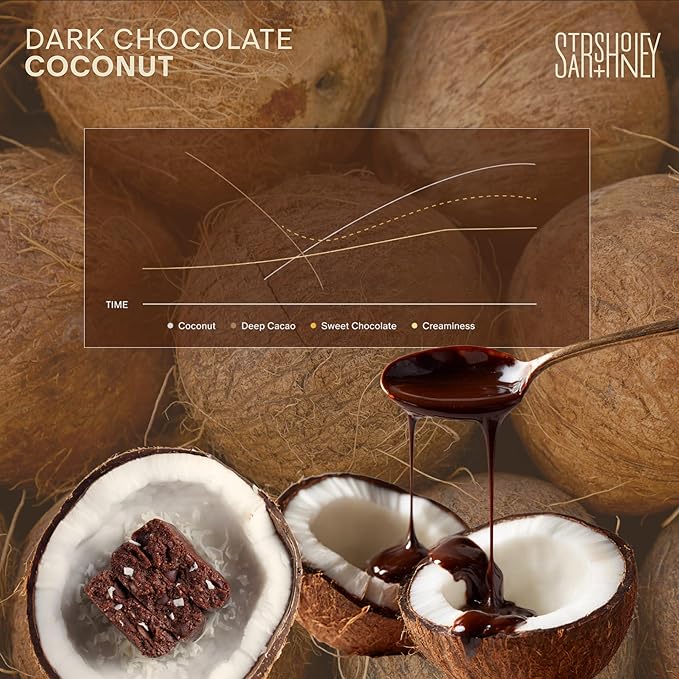Stars + Honey Protein Bars- Dark Chocolate Coconut,14g Protein, 1g Sugar, w/Collagen Keto Friendly Snack - Gluten, Dairy, & Soy Free - High-Protein Snacks for Energy & Recovery-10 pack