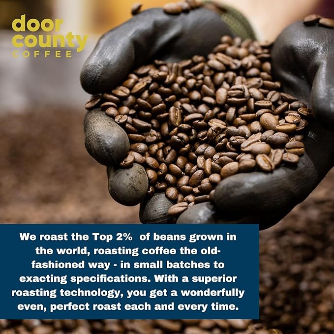 Door County Coffee Ready to Drink Canned Cold Brew Variety Pack - 8oz - 6 Pack - Cold Pressed Coffee, 5 Calories, Bold & Rich, Flavorful, 145mg Natural Caffeine
