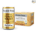Fever-Tree Tonic Water - Premium Mixer - Refreshing Beverage for Cocktails & Mocktails. Naturally Sourced Ingredients, No Artificial Sweeteners or Colors - 5.1 Fl Oz Cans - Pack of 8