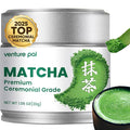 Venture Pal 100% Pure Premium Ceremonial Grade Matcha Powder, First Harvest Green Tea Powder - First Harvest, Vegan, Gluten-Free, No Additives, (30g/1.06oz）