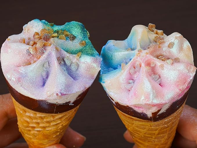 NiHome 0.18oz/5g Edible Food-Grade Glimmer Powder Glitter Luster Dust Metallic Food Decorating Sprinkle Dust for Drink Wine Beverage Cake Candy Dessert Bakery Restaurant Vegan (Iridescent Blue)