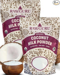 RawGuru Organic Coconut Milk Powder - Vegan & Nutrient-Dense Powder with Iron & Potassium - Rich & Creamy Organic Milk for Drinking or Baking - 16 oz, Pack of 2
