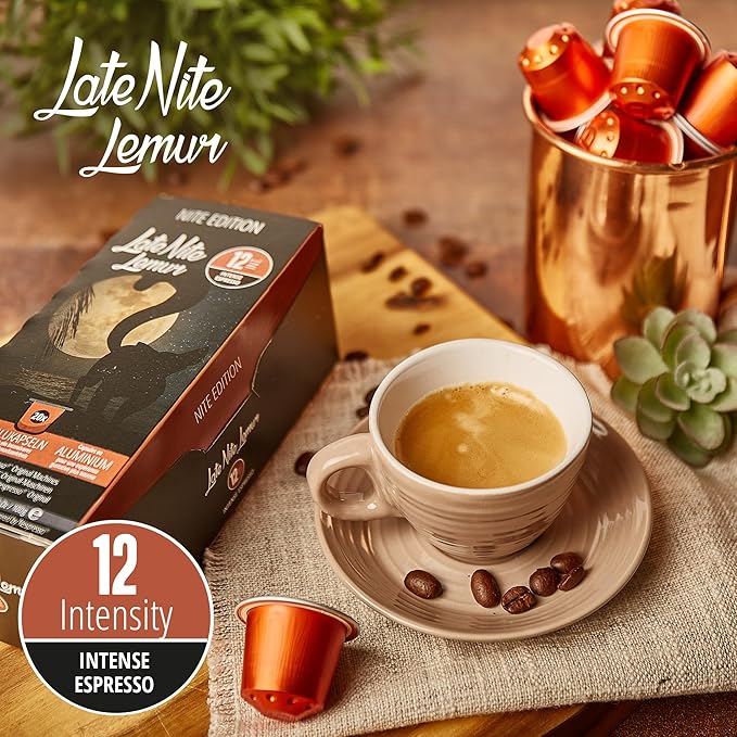 120ct Dark Roast Espresso Variety Pack | Compatible with Nespresso | Aluminum Coffee Capsules | Intensity 10 11 12 | High Intensity Espresso Lungo Ristretto