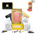YUMBUCHA Boba Kit Set - DIY Tea Making Kit With White Peach Oolong & Tapioca Pearls - Create 10 Delightful Drinks - Exquisite Loose Leaf Teabags Included - Gift Set for Tea Lovers
