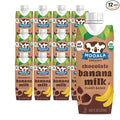 Mooala - Organic Chocolate Bananamilk, Lunchbox Friendly, Shelf-Stable, Non-Dairy, Nut-Free, Plant-Based Beverage, On the Go 12 Pack