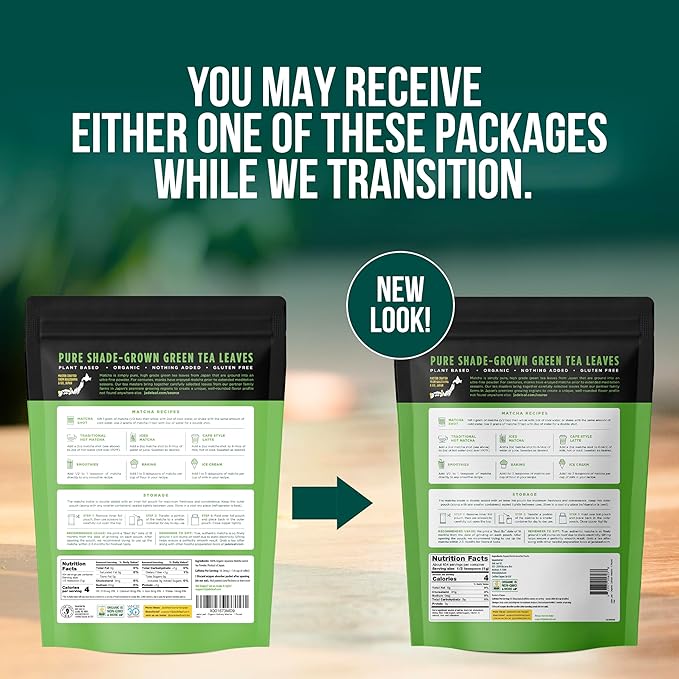 Jade Leaf Matcha Organic Premium Ceremonial Grade Matcha Green Tea Powder - Japanese - Culinary, Ingredient, Ceremonial Barista Teahouse, Latte, Collagen, 16 Ounce (Pack of 1), Culinary