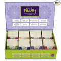 Adanim Bio Vitality Organic Tea Sampler Gift Set Box (8 Flavors Herbal Tea Variety Pack, 64 Individual Tea Bags) Caffeine Free Tea Sets, Assorted Tea Set, Tea Gifts for Tea Lovers